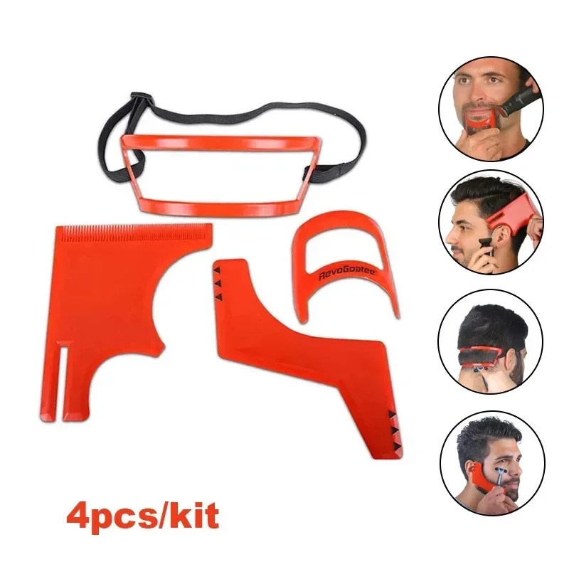 Men'S Grooming Haircut - 2/4Pcs Men's Beard Combs Hair Trimmers