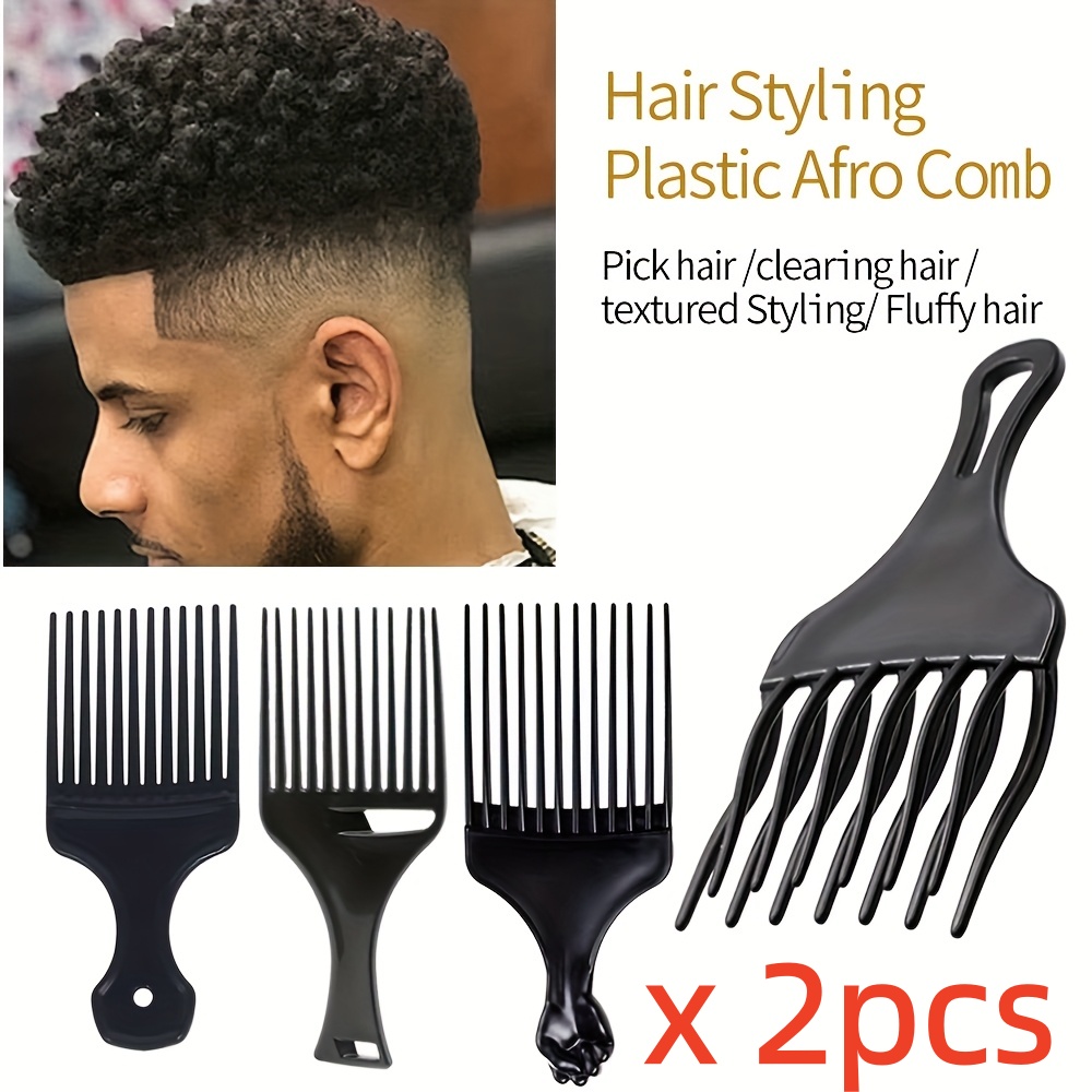 Men'S Grooming Haircut - 2pcs/pack Professional Barber Hair Styling Afro
