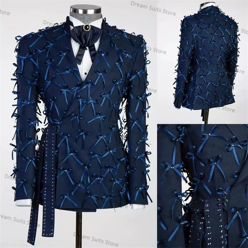 Mens Grooming Kit Luxury - Luxury Blue Bow Men Suits for