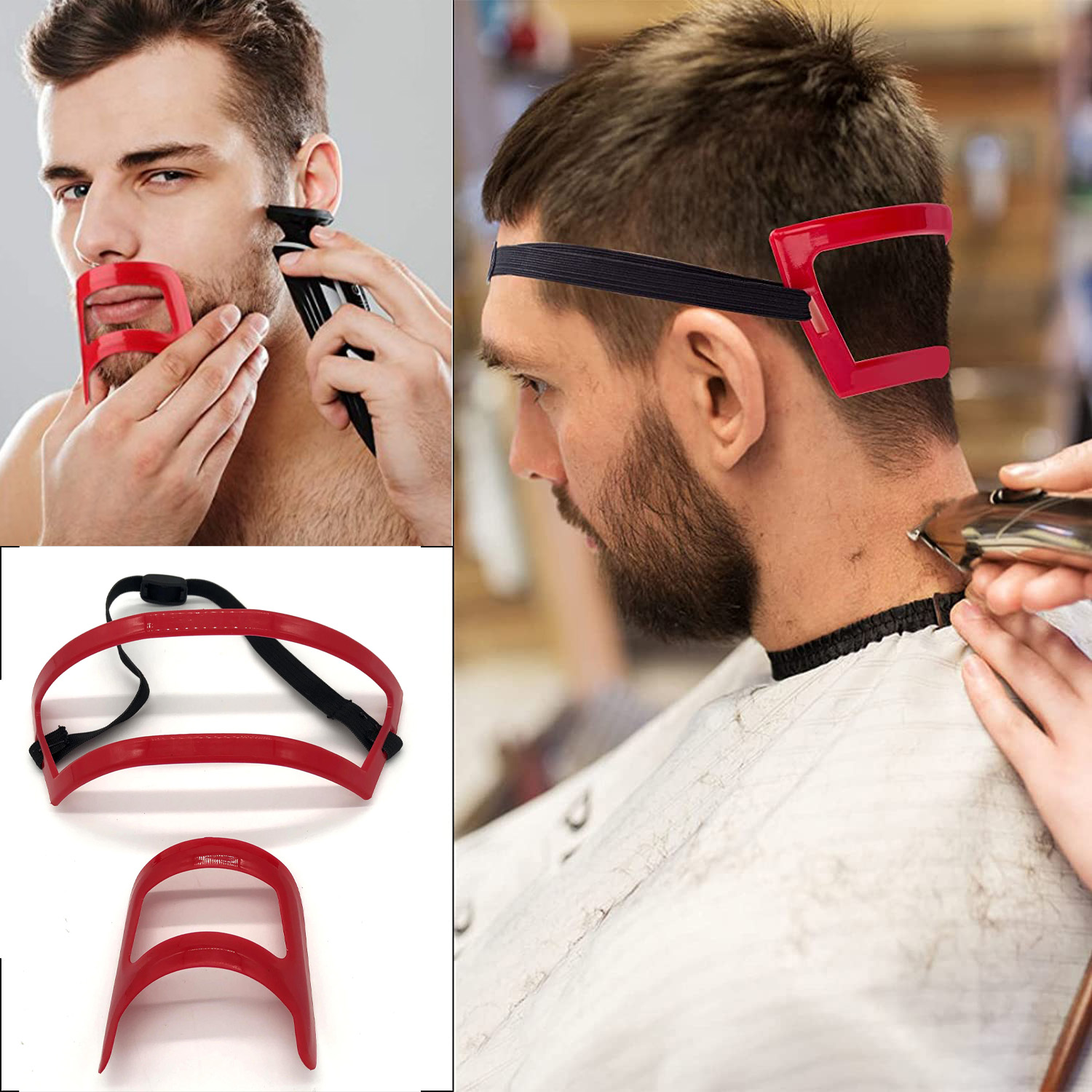 2/4Pcs Men's Beard Combs Hair  - огляд і ціна Men'S Grooming Haircut