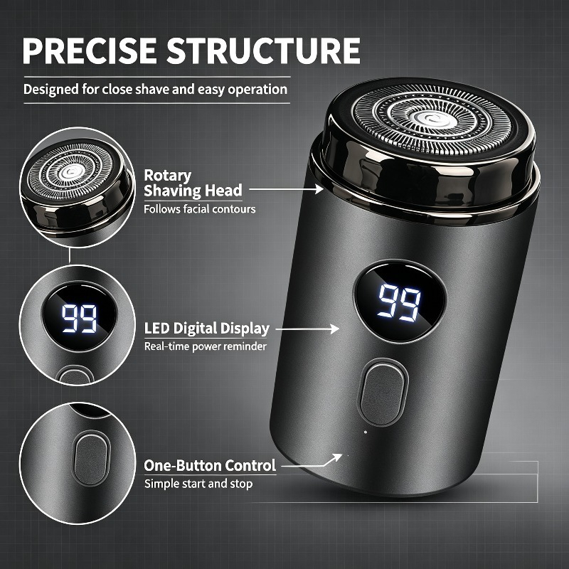 Rechargeable Waterproof Electr - огляд і ціна Men'S Grooming Boxes