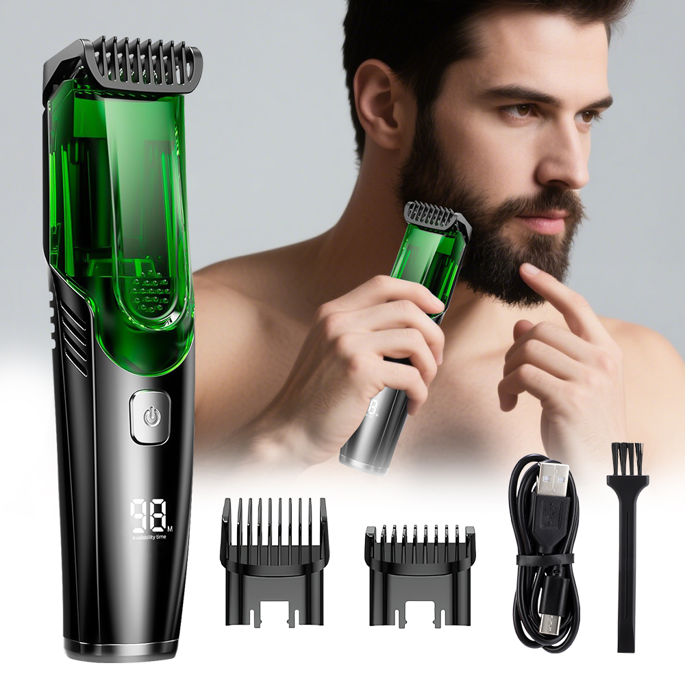 Cordless Men Beard Trimmer Rec - огляд і ціна Men'S Grooming Vacuum