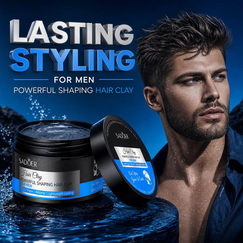 Men's Hair Styling Clay Strong - огляд і ціна Men'S Grooming Haircut