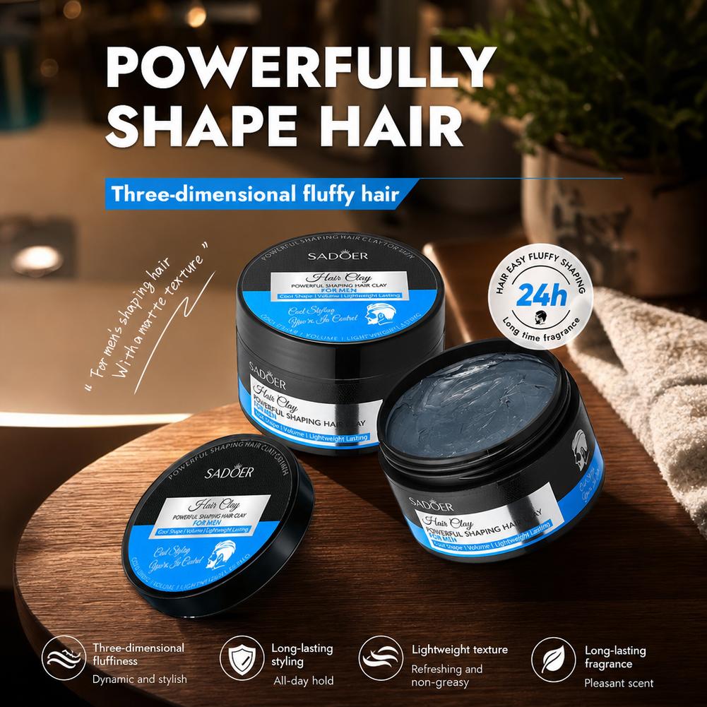 Men's Hair Styling Clay Strong - огляд і ціна Men'S Grooming Haircut