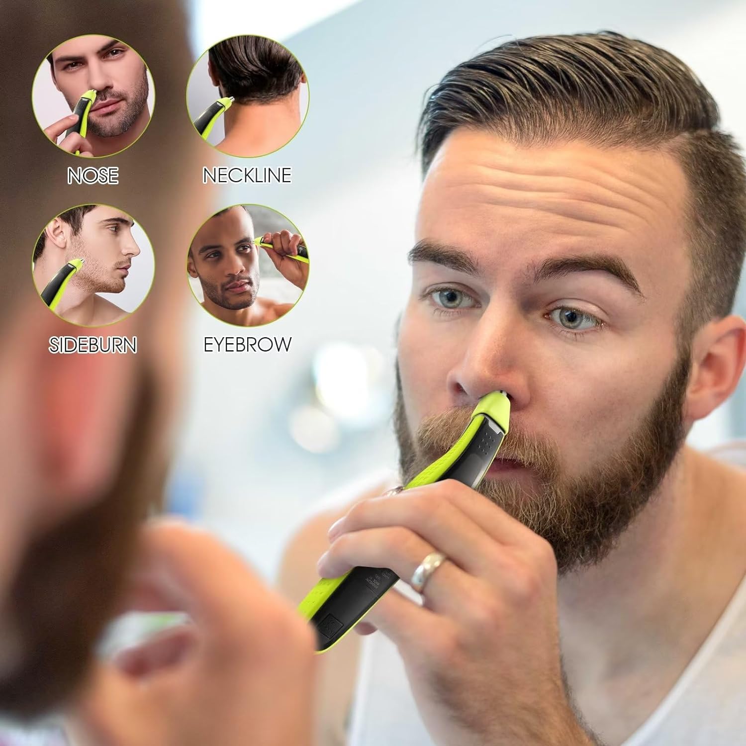 YUKU Nose Hair Trimmer Replace - огляд і ціна Men'S Grooming Haircut