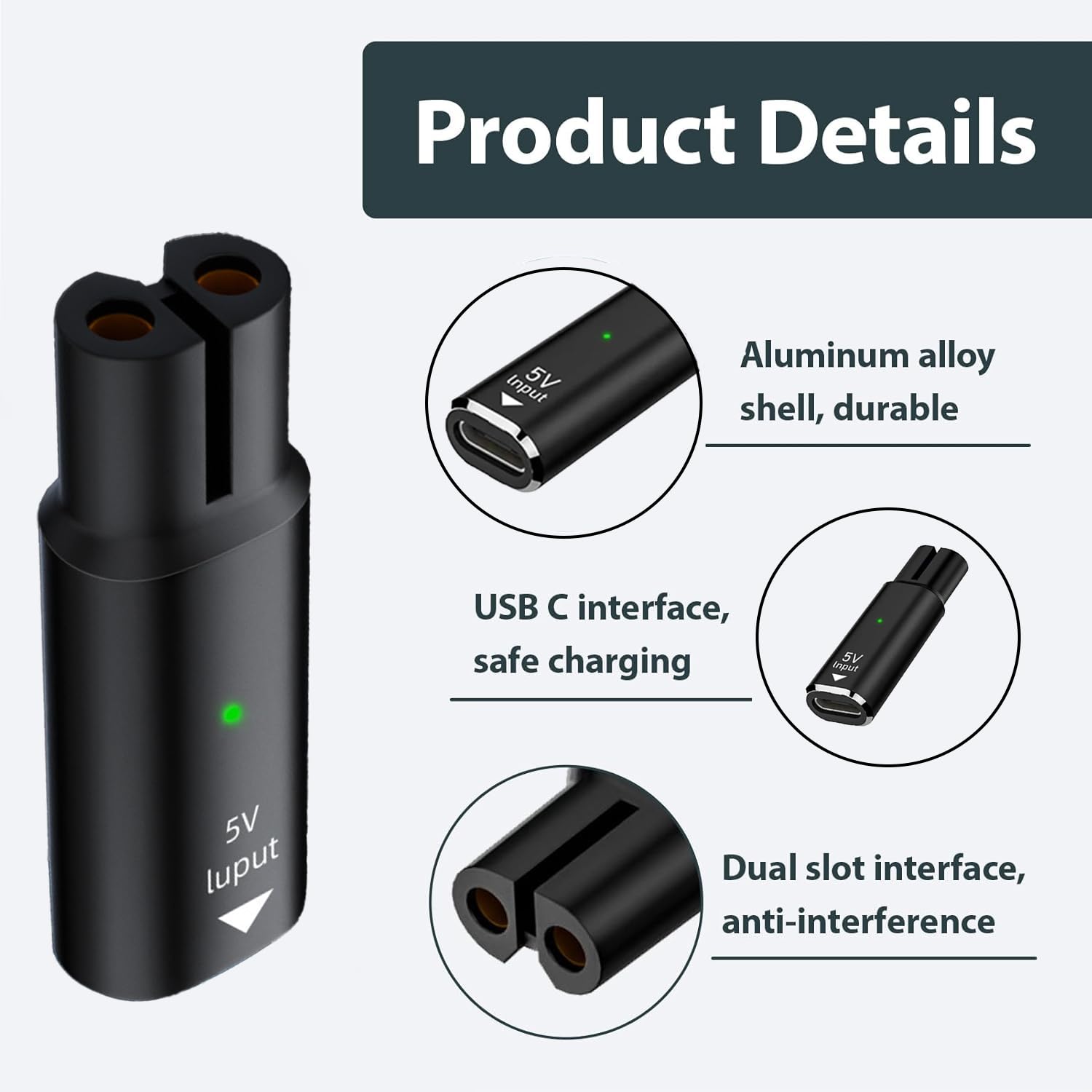 5V 15V USB Type C Charging Ada - огляд і ціна Men'S Grooming Haircut