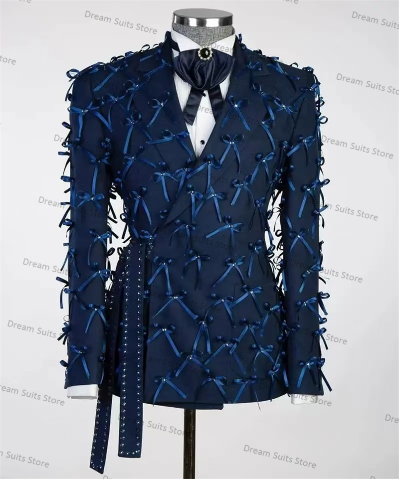 Luxury Blue Bow Men Suits for  - огляд і ціна Mens Grooming Kit Luxury